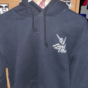 Black Good Vibe hoodie